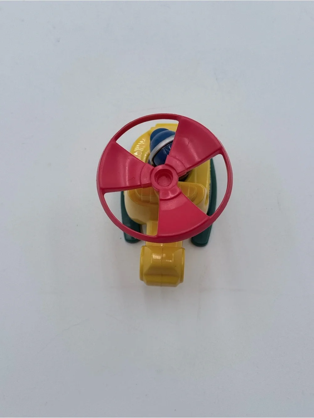 2002 Fisher Price Little People Helicopter with Pilot Figure